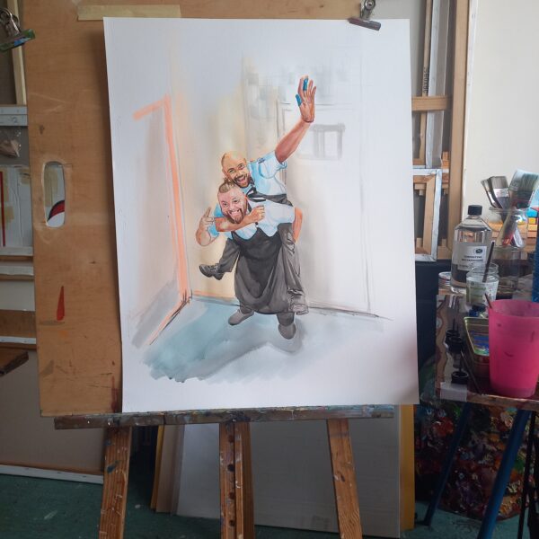 Portret tuszem #2 - obrazek 4
