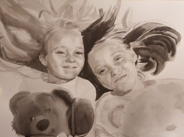 Portret dziewczynek